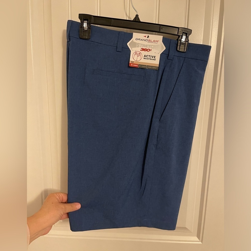 Grand Slam Performance‎ Stretch Shorts 360 Active Waistband! Dry Wicking fabric!